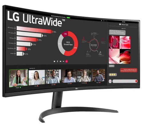 Monitor LG 34WR50QK-B 34" 3K VA 100Hz 5ms Zakrzywiony