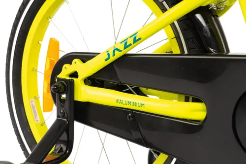 Rower dziecięcy KARBON Jazz 16 cali dla chłopca Limonkowy