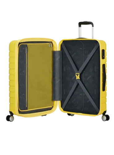 Чемодан American Tourister Flashline среднего размера - lemon yellow