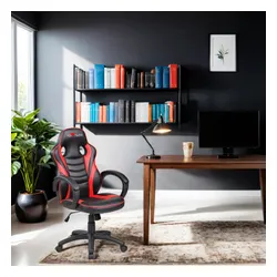 Fotel gamingowy RED FIGHTER C6 Kids Czarno-czerwony