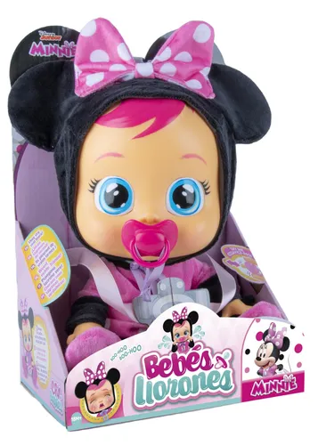 Lalka CRY BABIES Disney Junior Minnie