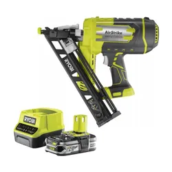 Gwoździarka akumulatorowa RYOBI R15GN18-0 + Akumulator RYOBI RC18120-125 2.5Ah 18V + Ładowarka