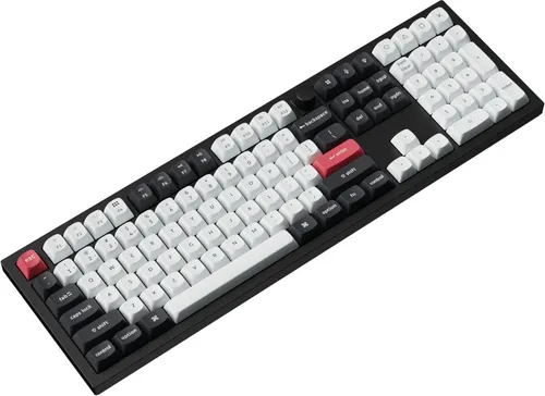 Klawiatura KEYCHRON Q6 HE Wireless Switch Gateron Double-Rail Magnetic Nebula Czarno-biało-czerwony