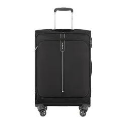 Walizka średnia poszerzana Popsoda Samsonite - black