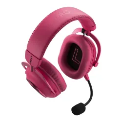 Słuchawki bezprzewodowe z mikrofonem Logitech G Pro X3 Lightspeed Nauszne Magenta
