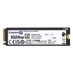 Kingston KC3000 1 TB M. 2 2280 PCI - E x4 Gen4 NVMe SSD (SKC3000S/1024G)