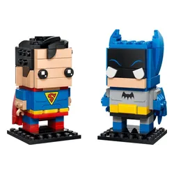 LEGO 40859 BrickHeadz Figurki Supermana I Batmana ze Złotej Ery