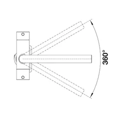 Bateria BLANCO Fontas II 526157 Czarny