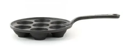 SKEPPSHULT Original – patelnia żeliwna do pączków 21 cm