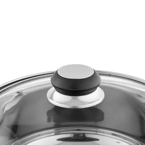 Garnek ze stali nierdzewnej z pokrywką EMILIO 3,2 l