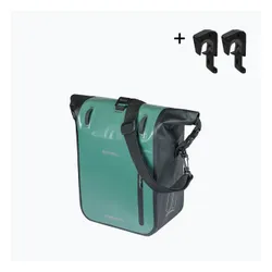 Сумка BASIL Rivo M Single Bag MIK Hooks 12-15 l silvergreen/black