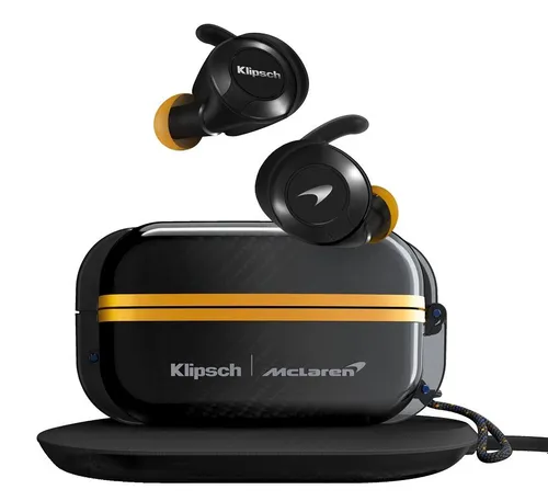 Беспроводные наушники Klipsch T5 II True Wireless Sport McLaren Edition внутриканальные Bluetooth 5.0