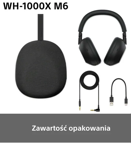 Słuchawki nauszne SONY WH-1000XM6 ANC Niebieski
