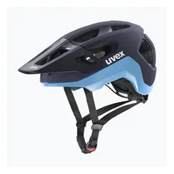 Kask rowerowy UVEX React deep space/azure matt