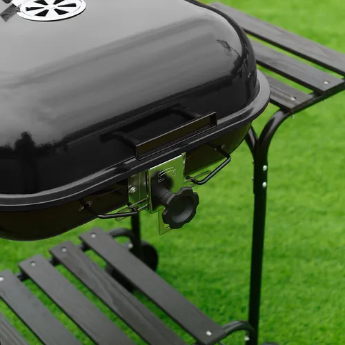 Grill węglowy VELACO VL02-BLACK Czarny