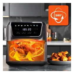 Air Fryer Frytkownica beztłuszczowa ELDOM FR60 Friko 8l z okienkiem do obserwacji postępów gotowania