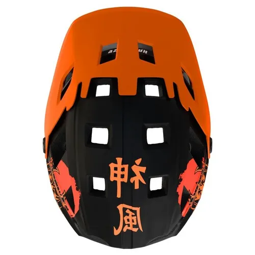 Kask KAMIKAZE Ronin Pomarańczowy Full Face (rozmiar M)