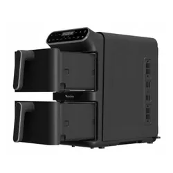 Air Fryer Frytkownica beztłuszczowa TURBOTRONIC TT-AF500D Czarny z podwójnym koszem