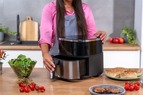 Air Fryer Frytkownica beztłuszczowa GÖTZE & JENSEN AF600X 6l z okienkiem do obserwacji postępów gotowania