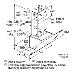 Okap Bosch DWK67CM20 Biało-srebrny