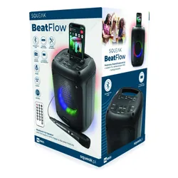 Głośnik mobilny SQUEAK Beatflow Radio FM Czarny