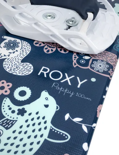 Zestaw snowboardowy Roxy Poppy Package (deska + wiązanie Poppy Speed Strap) - Długość (cm) - 100