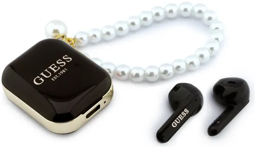 Słuchawki douszne GUESS Pearl Strap Czarny