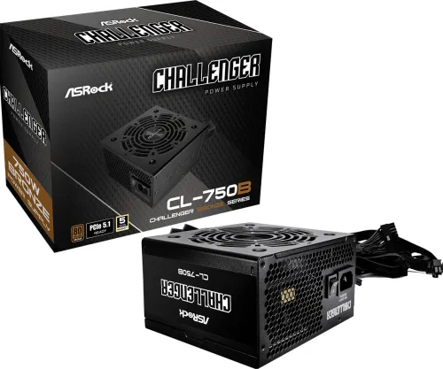 Zasilacz ASrock Challenger CL-750B 750W 80+ Bronze Czarny