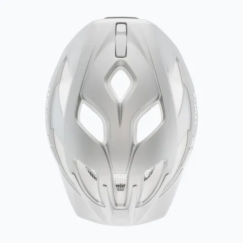 Kask rowerowy UVEX City Active silver/plum matt