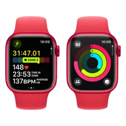 Смарт-часы Apple Watch 9 GPS 41mm алюминий спортивный ремешок M / L