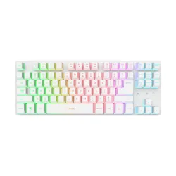 Klawiatura membranowa Trust GXT 831W Thado Biały