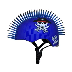Kask rowerowy RASKULLZ Eyepatch Pirate Niebieski dla Dzieci (rozmiar S)