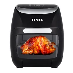 Air Fryer Frytkownica beztłuszczowa TESLA AirCook Grill QG600 Czarno-srebrny
