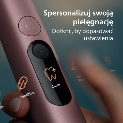 Szczoteczka soniczna PHILIPS Sonicare DiamondClean 9900 Prestige HX9813/95 Różowy