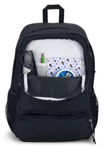 JanSport Doubleton Okul Sırt Çantası-siyah