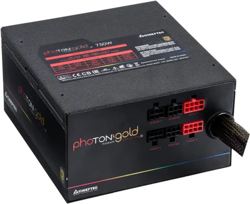 Zasilacz CHIEFTEC Photon 750W 80 Plus Gold RGB