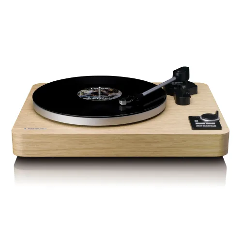 Gramofon Lenco LBTA-166SI Automatyczny Napęd paskowy Przedwzmacniacz Bluetooth Brązowy