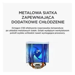Chłodzenie CPU RAMPAGE Octagon C50 ARGB