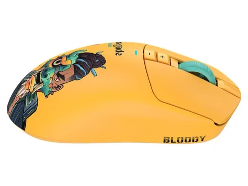 Myszka gamingowa A4tech Bloody R72 Ultra Duo Renegade Sunset Żółty