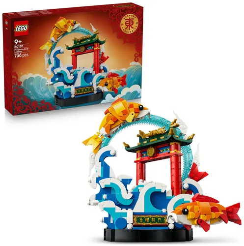 LEGO 80120 Chinese Festivals Karp przeskakujący przez Smoczą Bramę