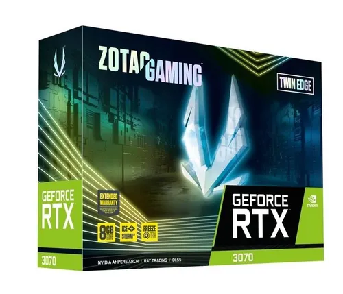 Видеокарта GeForce RTX 3070 Twin Edge LHR 8GB GDDR6X 256bit 3DP / HDMI