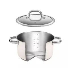 TESCOMA Delight 5 l - garnek ze stali nierdzewnej z pokrywką