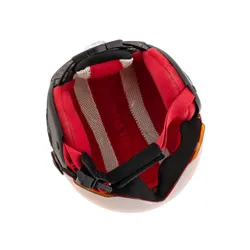 Kask snowboardowy dziecięcy ALPINA CARAT LE VISOR black red - Rozmiar - S