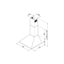 Okap Smeg Universal KSED75XE Stal nierdzewna szczotkowana