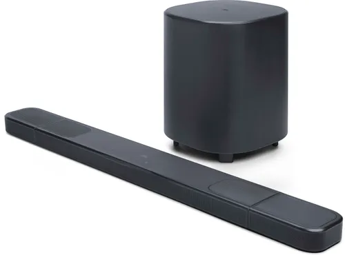 Soundbar JBL BAR 1000 MkII Czarny 7.1.4-kanałowy, Bezprzewodowy Subwoofer, 4K, Dolby Atmos, HDMI eARC, DTS:x, MultiBeam™ 3.0