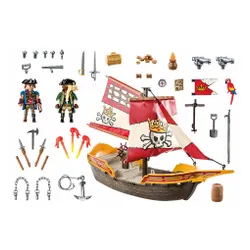 Playmobil Пираты 71418 Пиратский Корабль