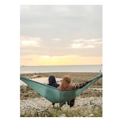 Hamak Ticket To The Moon Compact Hammock - petrol green