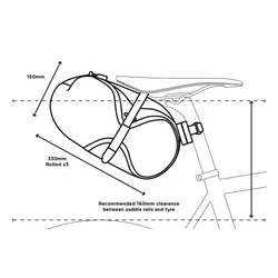 Eyer Çantası RESTRAP Macera Yarışı Saddle Çantası