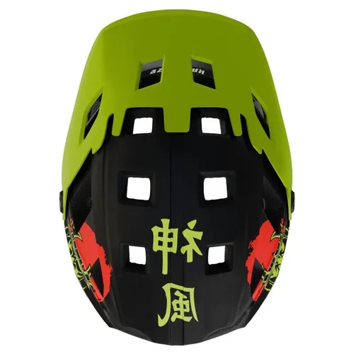 Kask KAMIKAZE Ronin Zielony Full Face (rozmiar L)