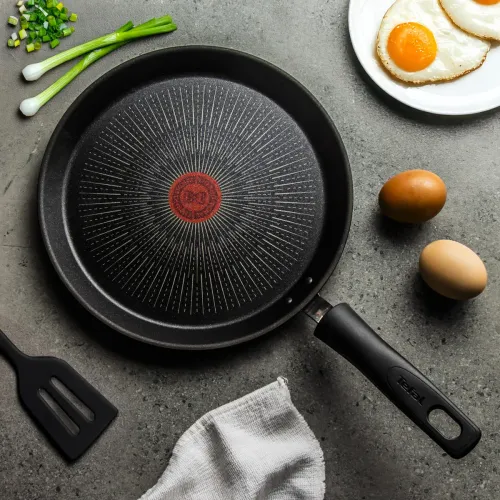 TEFAL Unlimited 25 cm czarna - patelnia do naleśników nieprzywierająca